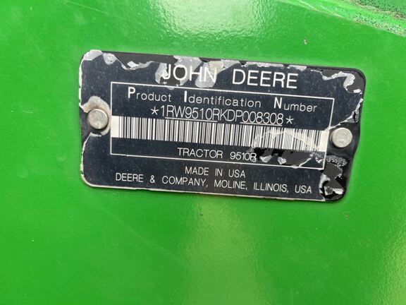 2013 John Deere 9510R Tractor 4WD