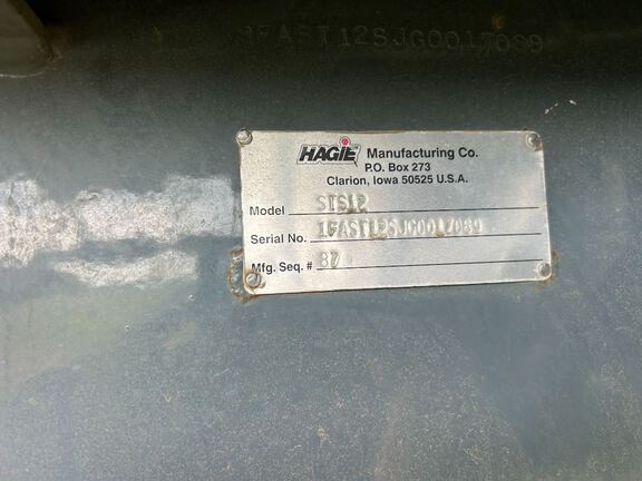 2017 Hagie STS12 Sprayer/High Clearance