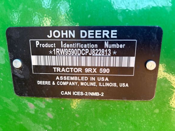 2023 John Deere 9RX 590 Tractor Rubber Track