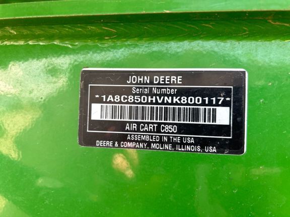 2023 John Deere N560F-C850 Air Seeder