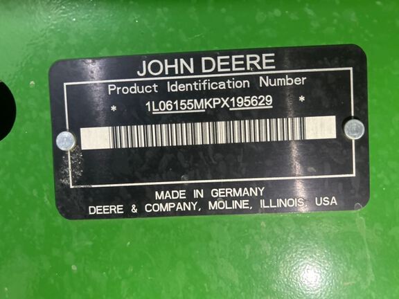 2023 John Deere 6155M Tractor