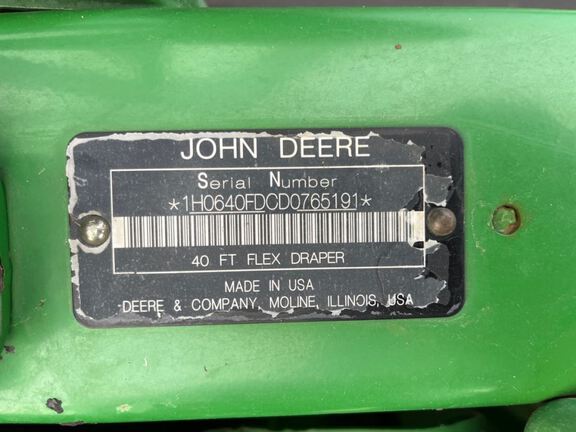 2014 John Deere 640FD Header Combine