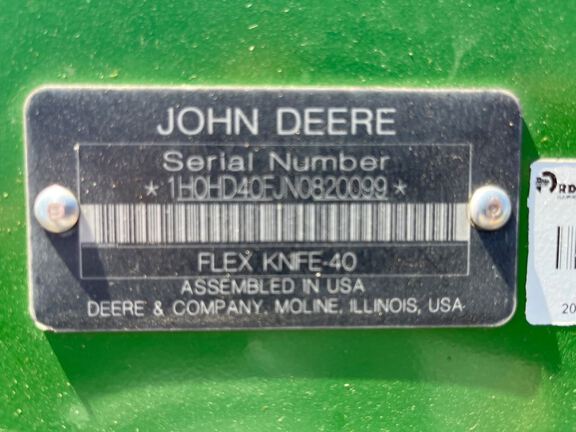 2022 John Deere HD40F Header Combine