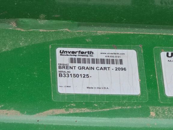 2014 Brent 2096 Grain Cart