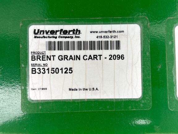 2014 Brent 2096 Grain Cart