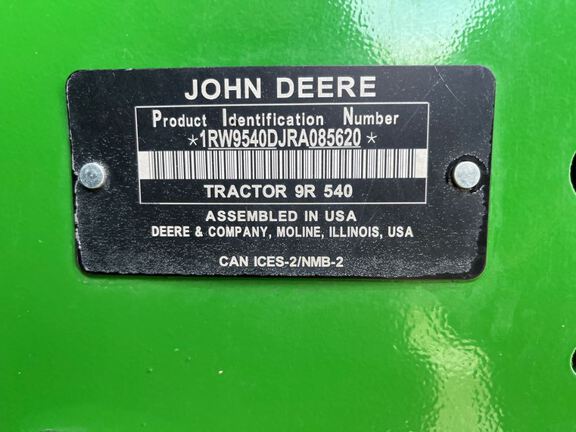 2024 John Deere 9R 540 Tractor 4WD