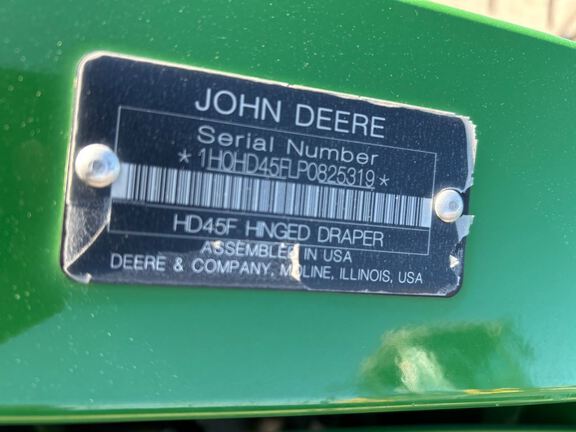 2023 John Deere HD45F Header Combine