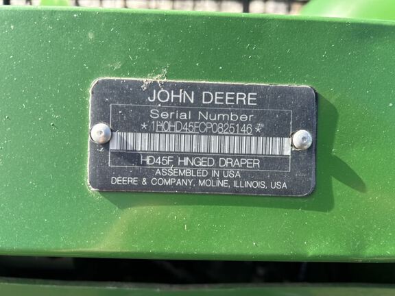 2023 John Deere HD45F Header Combine