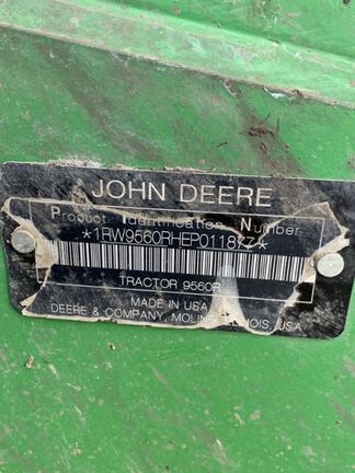 2014 John Deere 9560R Tractor 4WD