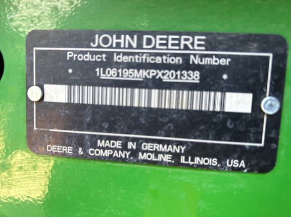 2023 John Deere 6195M Tractor