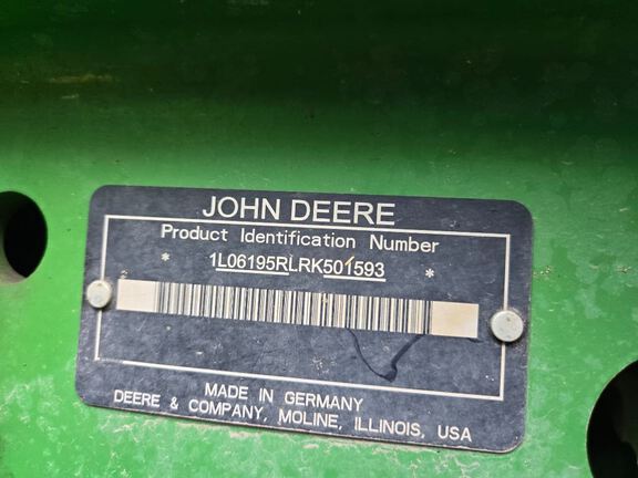 2025 John Deere 6R 195 Tractor