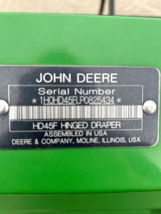 2023 John Deere HD45F Header Combine