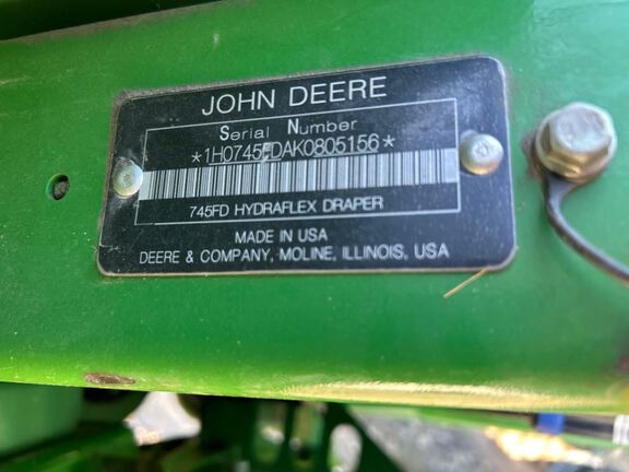 2019 John Deere 745FD Header Combine