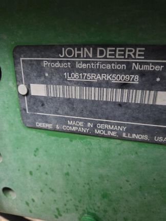 2025 John Deere 6R 175 Tractor