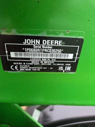 2025 John Deere 6R 195 Tractor