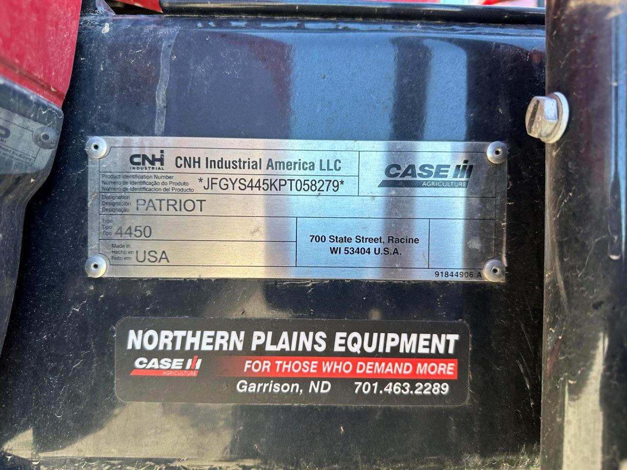 2024 Case IH Patriot 4450 Sprayer/High Clearance