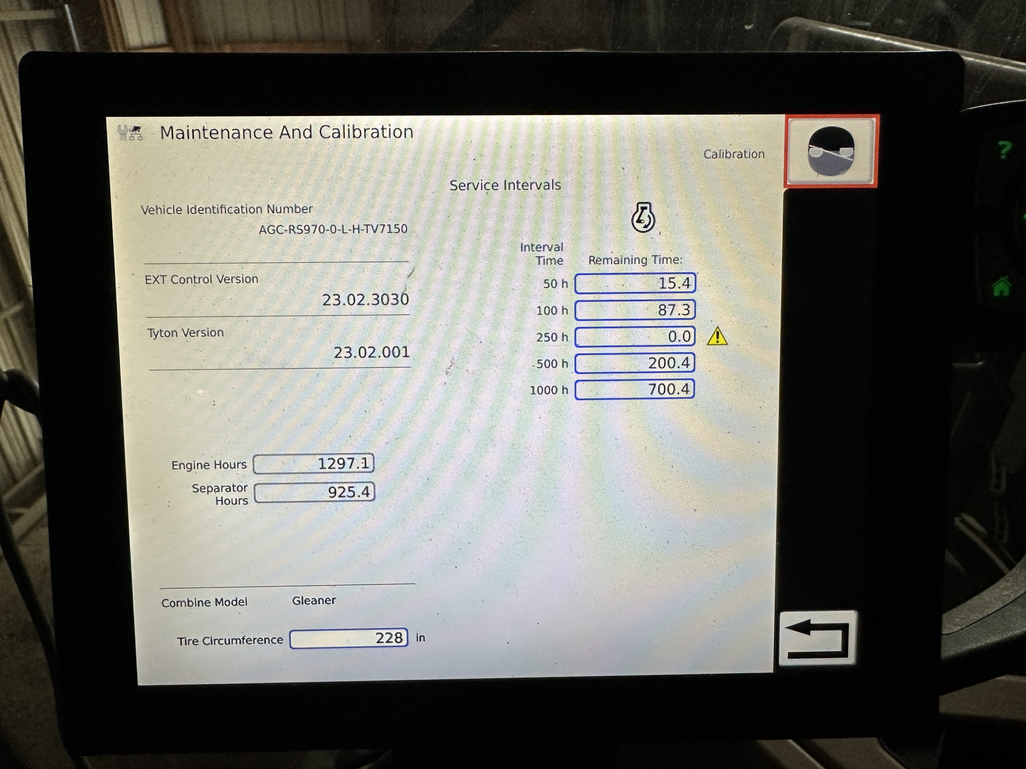 2020 AGCO Gleaner S97 Combine