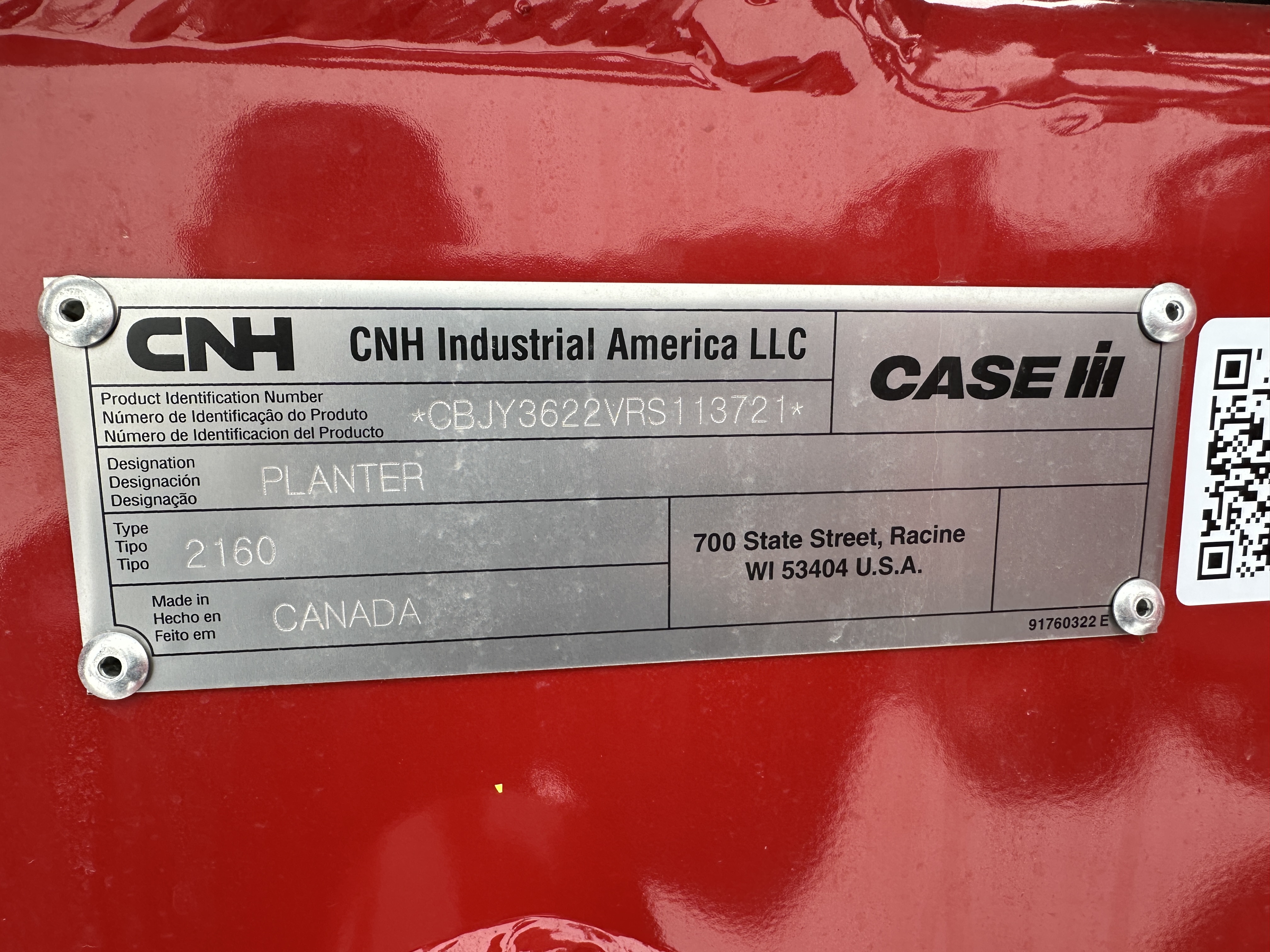 2025 Case IH ER 2160 PLANTER Planter