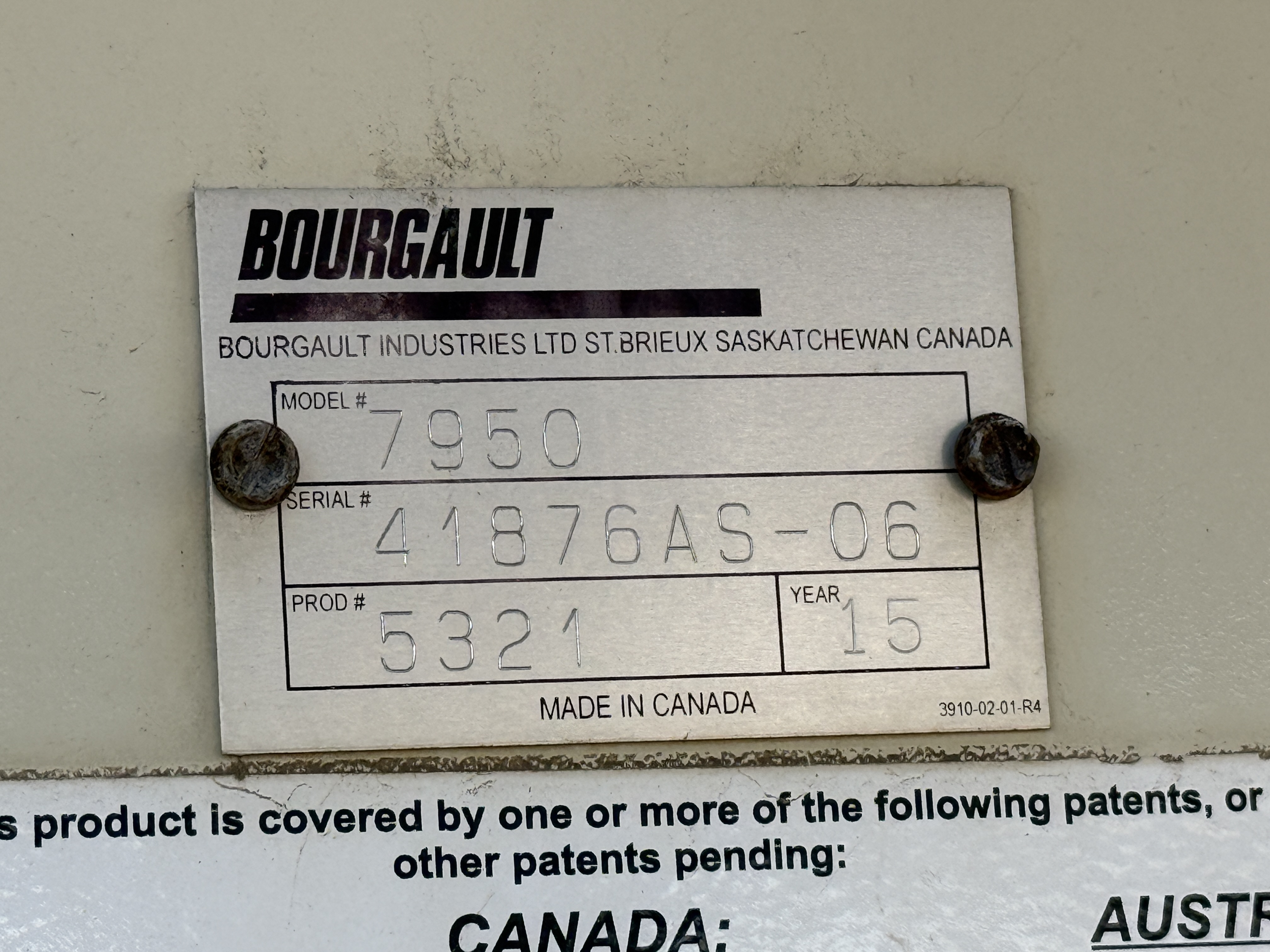 2015 Bourgault 3320 Air Drill
