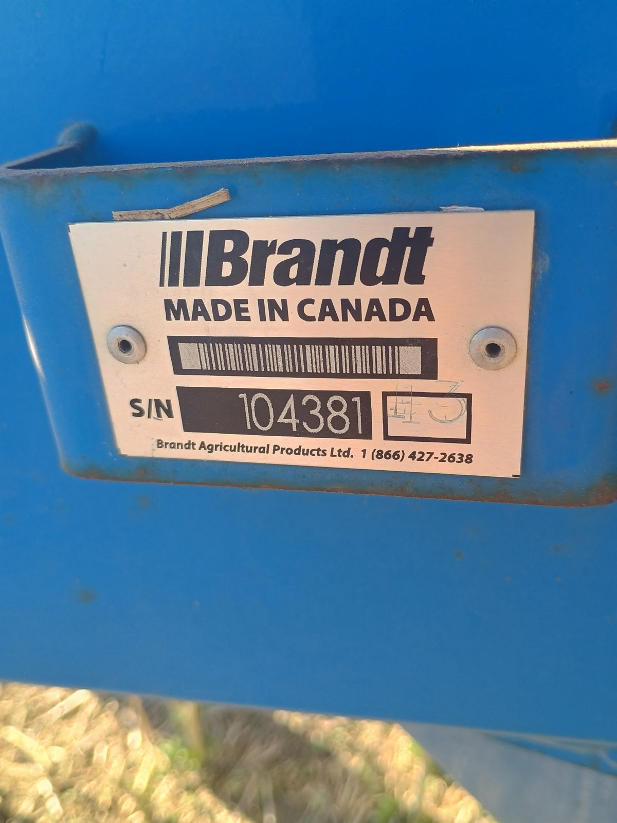 2013 Brandt 7000 Harrow