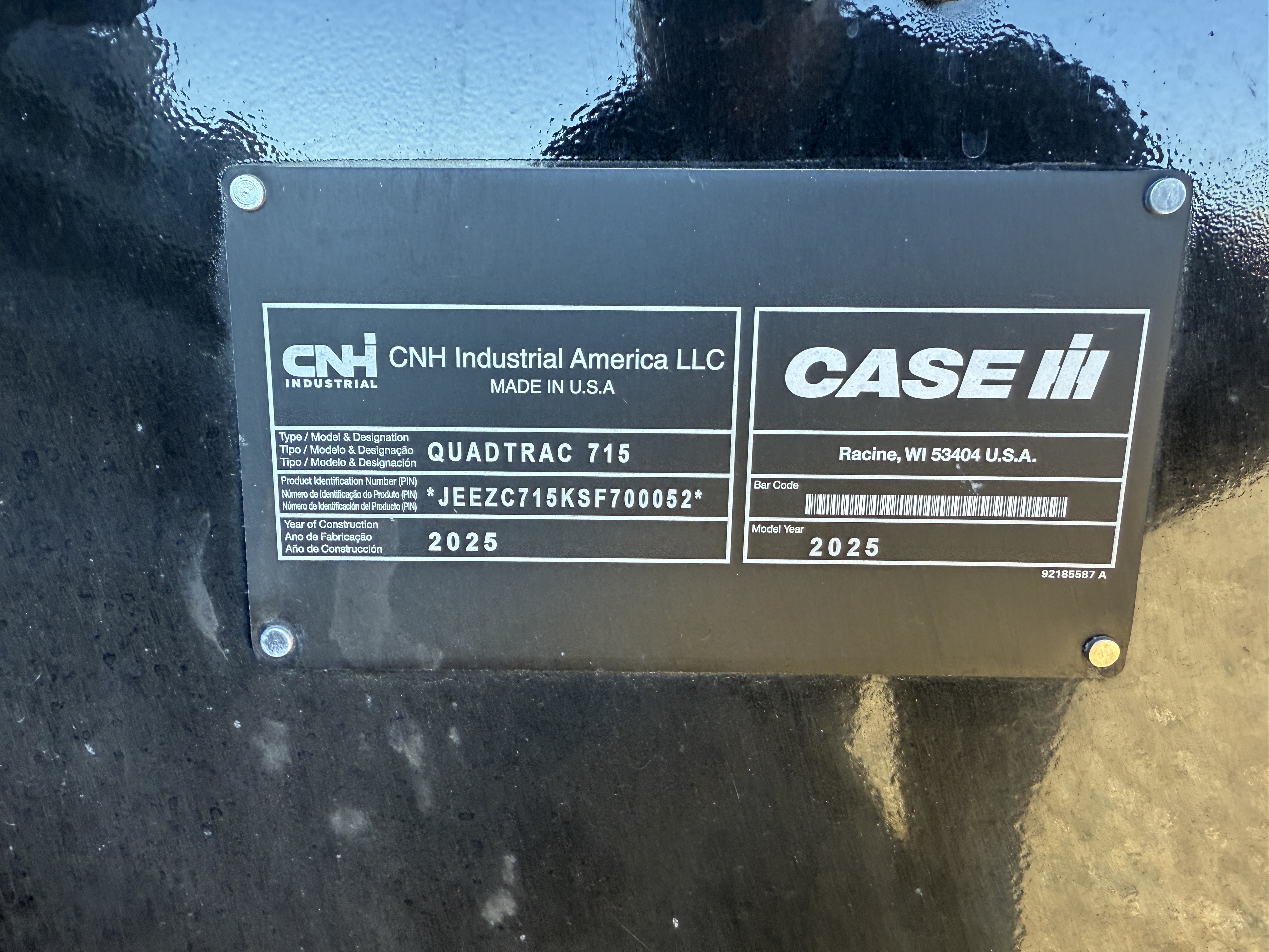 2025 Case IH Steiger 715 AFS Quad Tractor