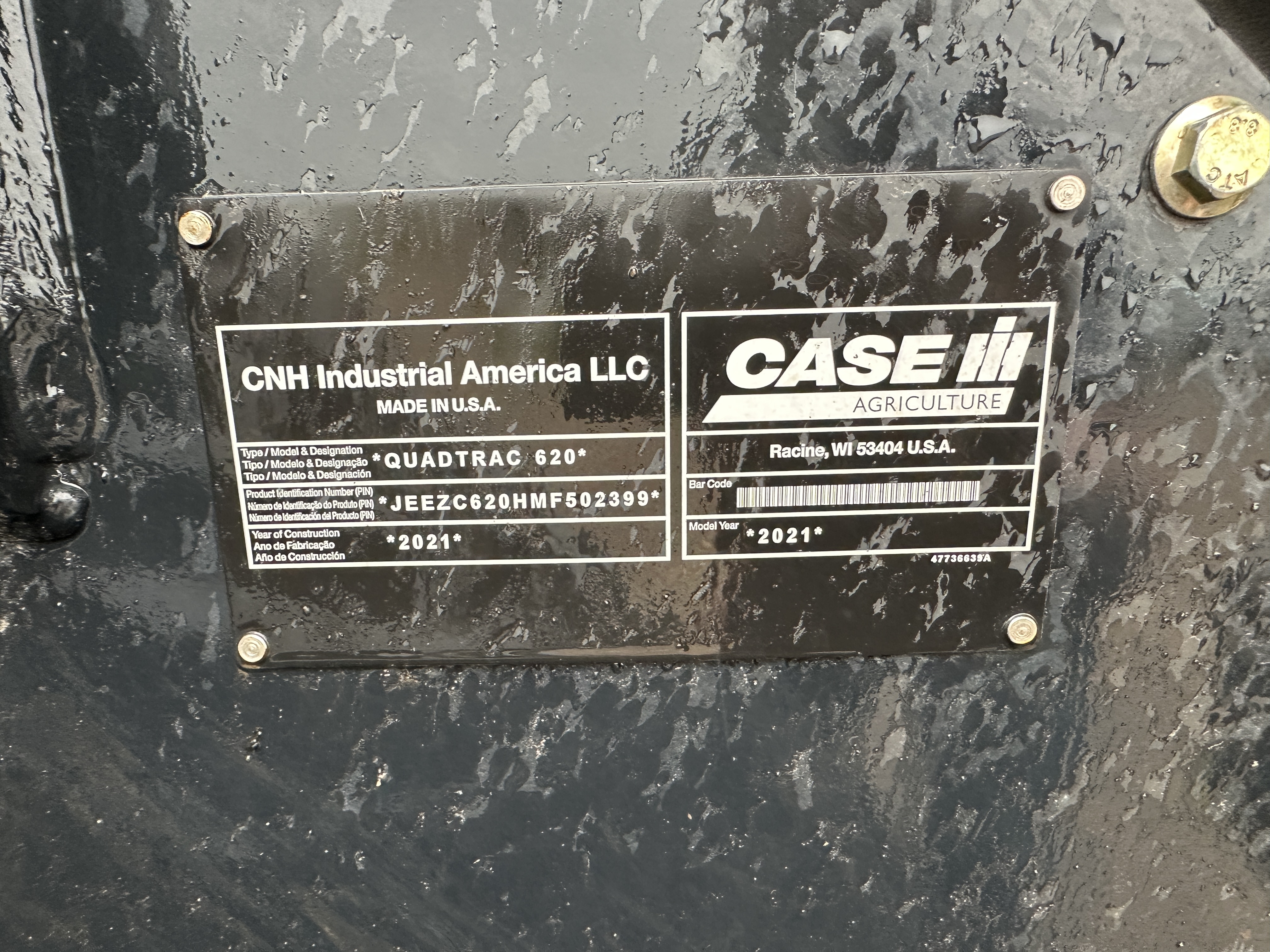 2021 Case IH Steiger 620 AFS Quad Tractor