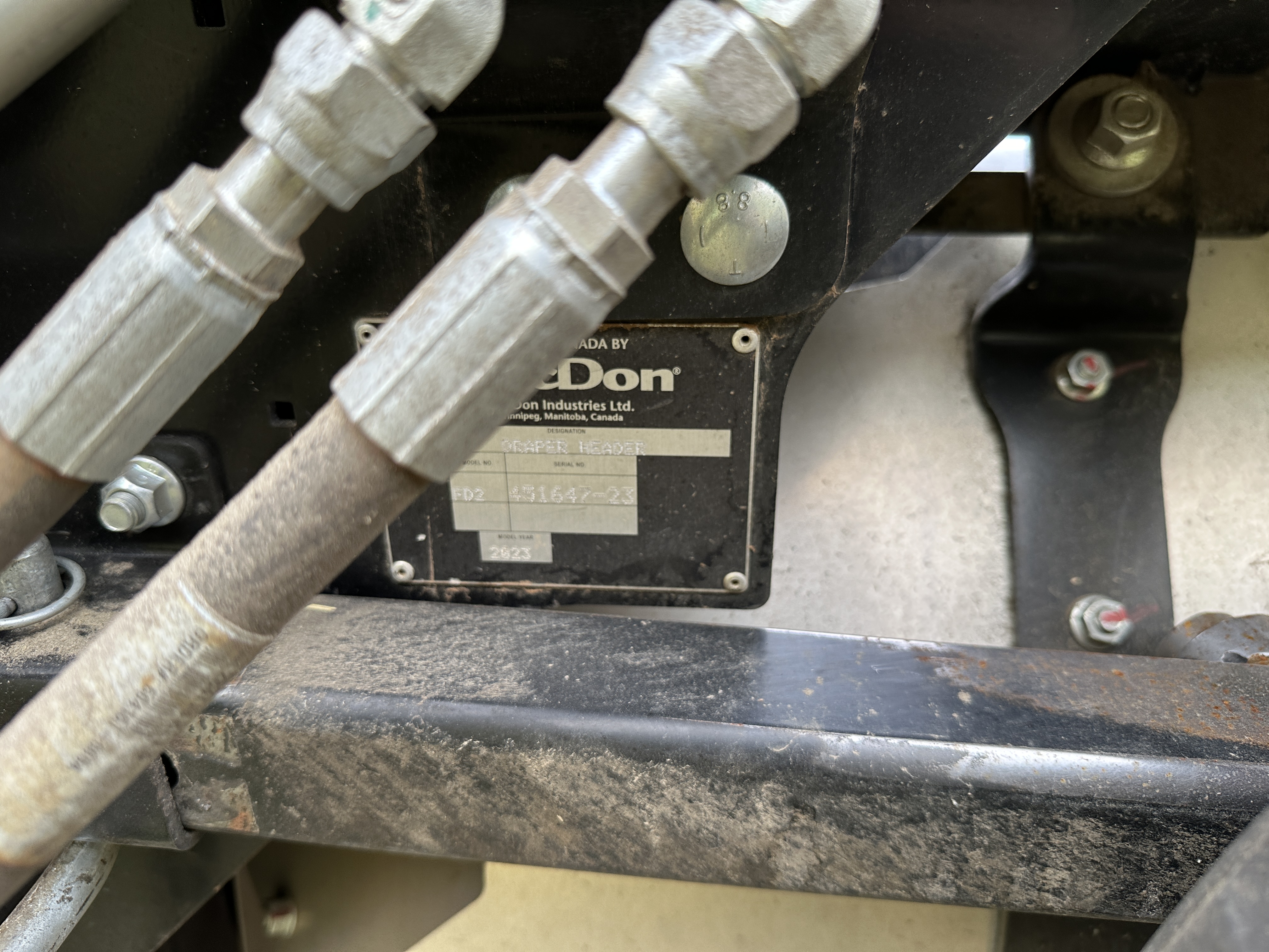 2023 MacDon FD240 Header Draper