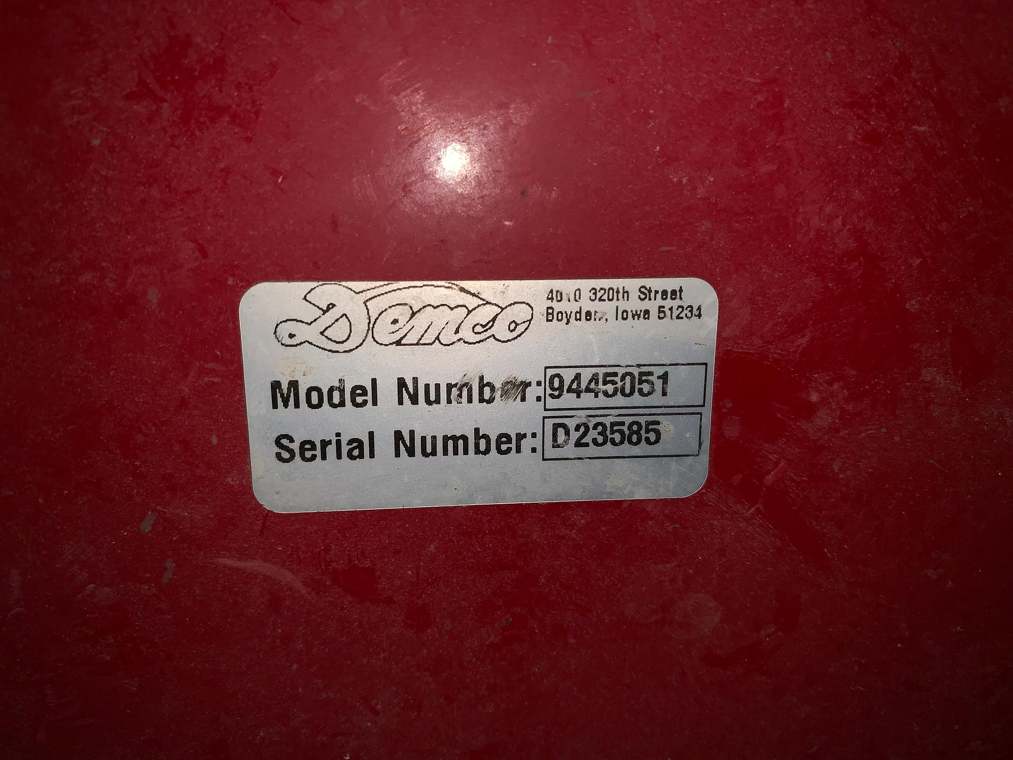 2013 Demco 1050 Grain Cart