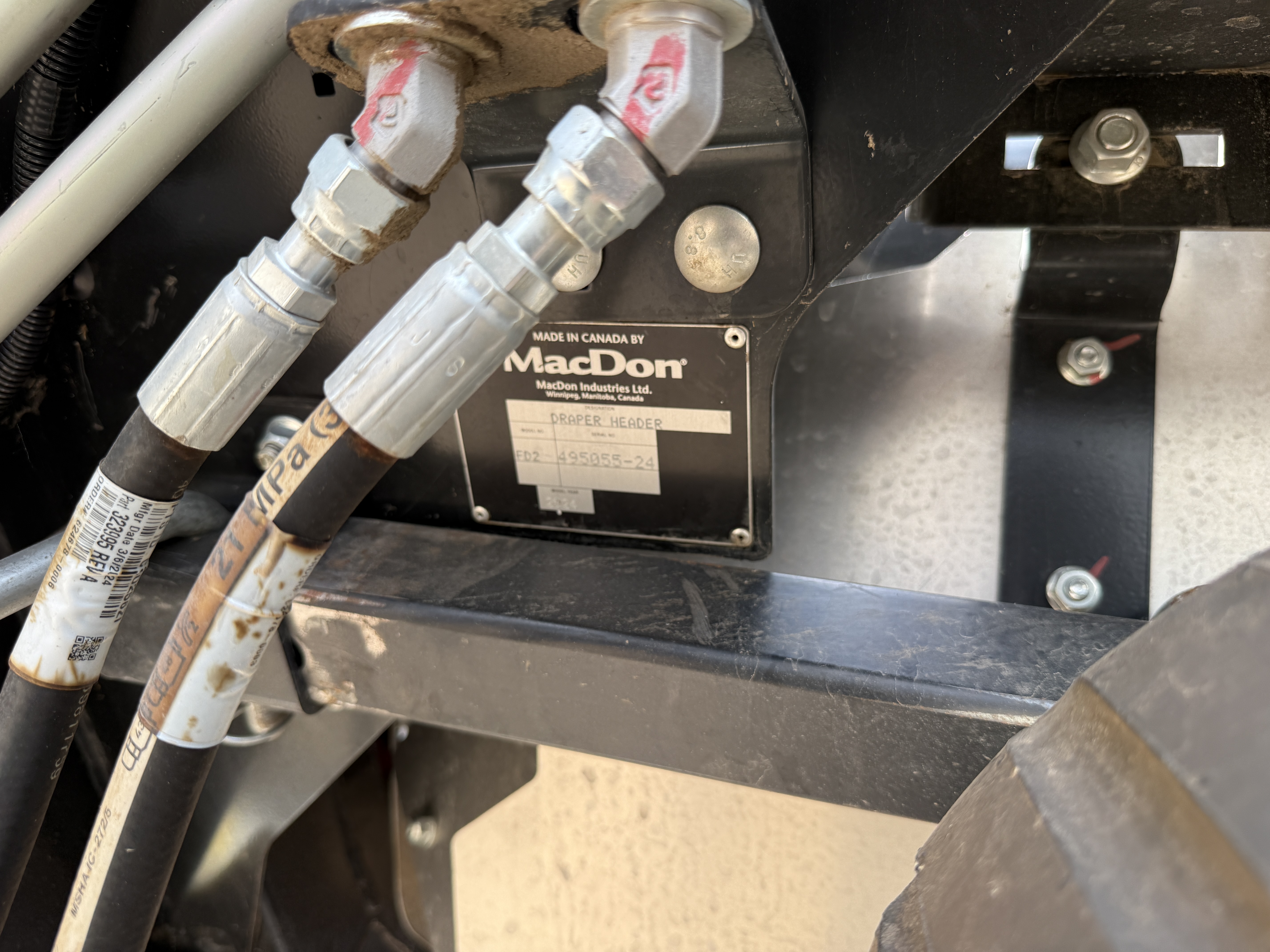 2024 MacDon FD245 Header Combine