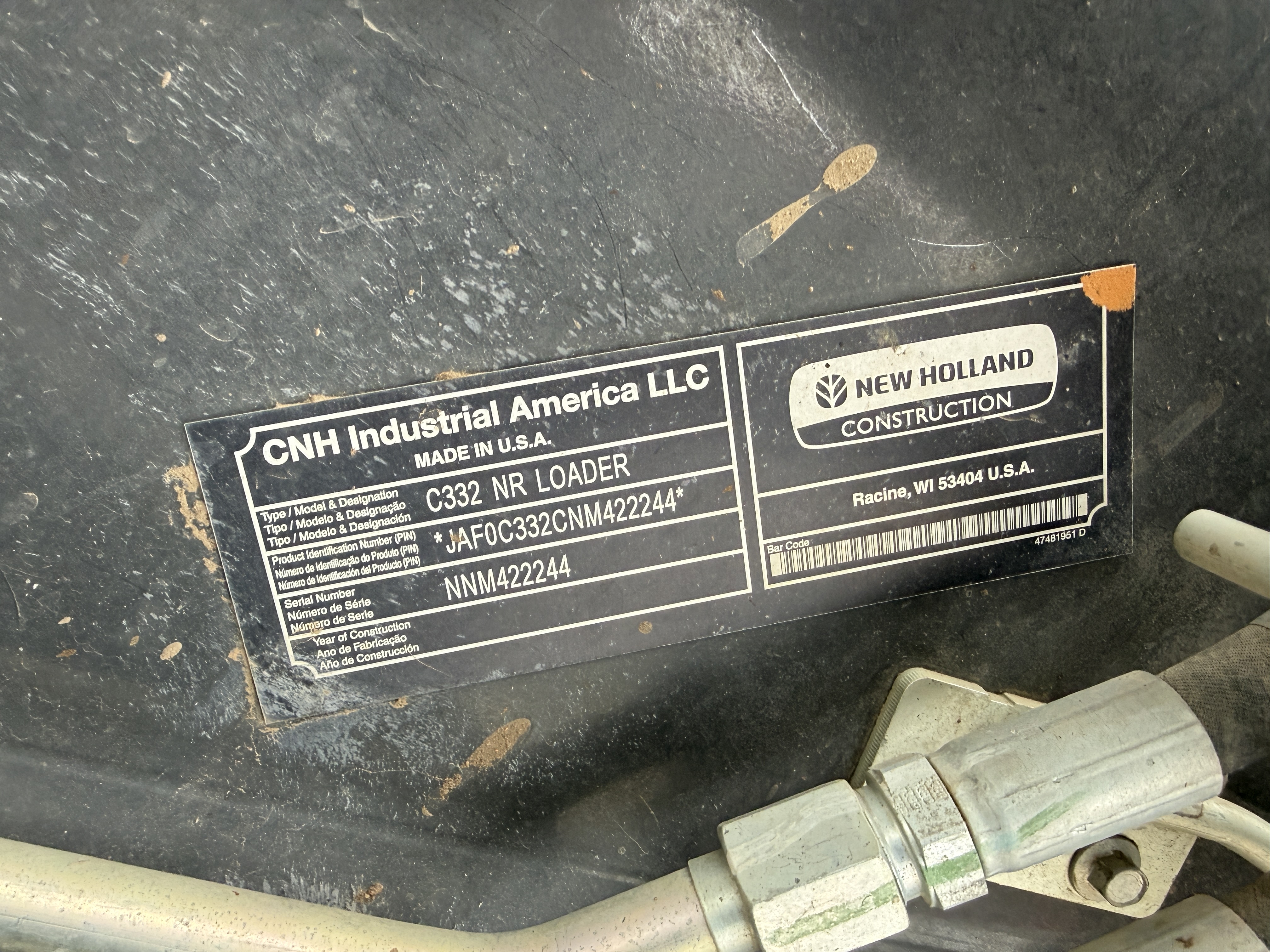 2023 New Holland C332 Skid Steer Loader