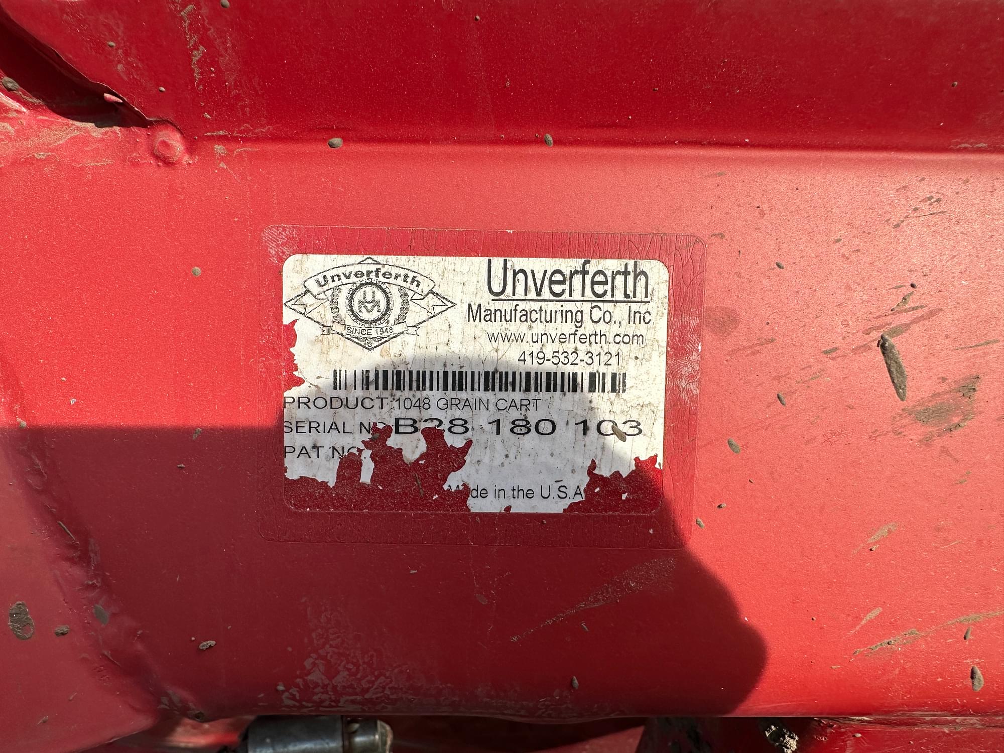 2011 Parker 1048 Grain Cart