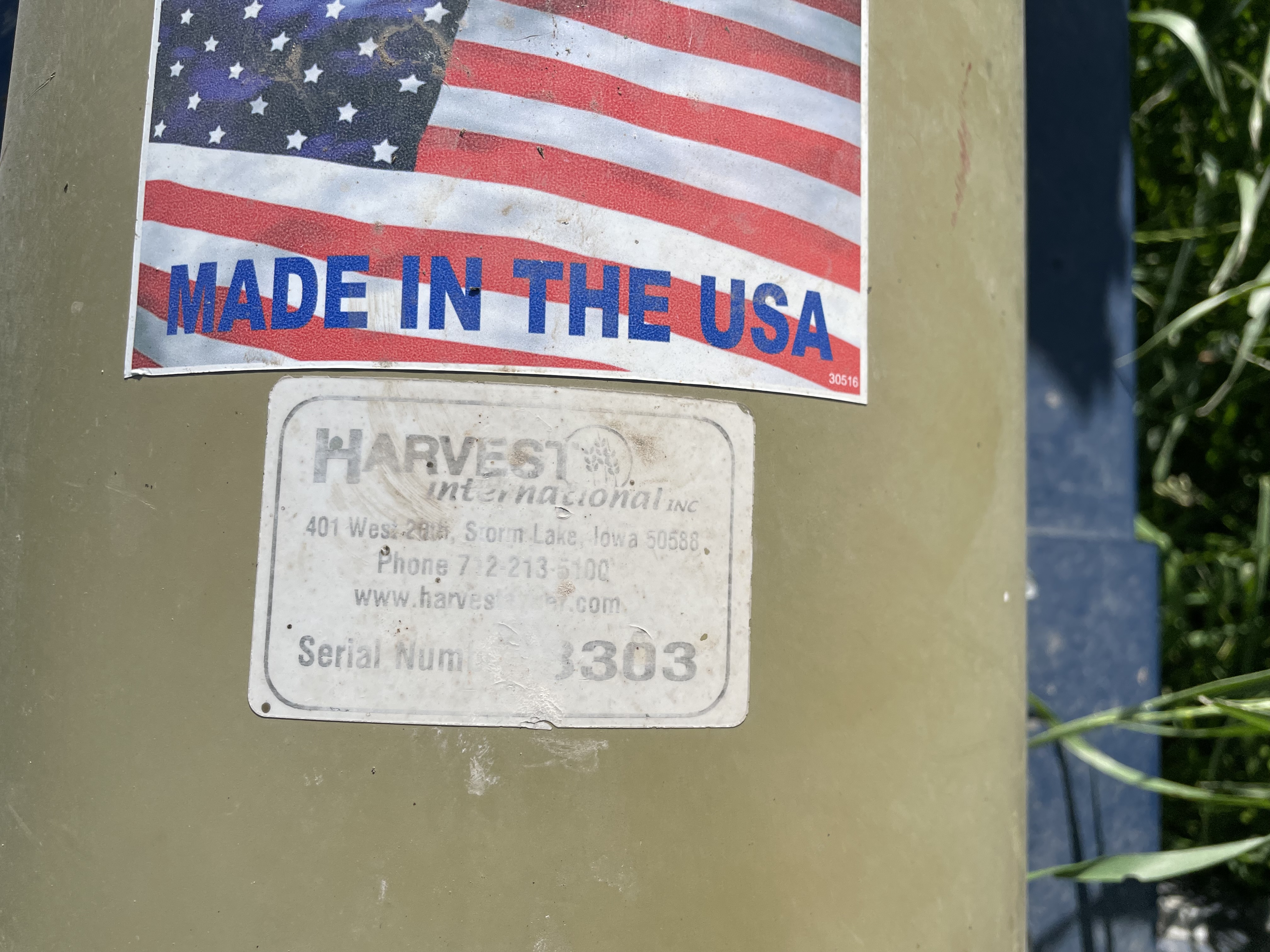 2015 Harvest International FC1545 Belt Conveyor