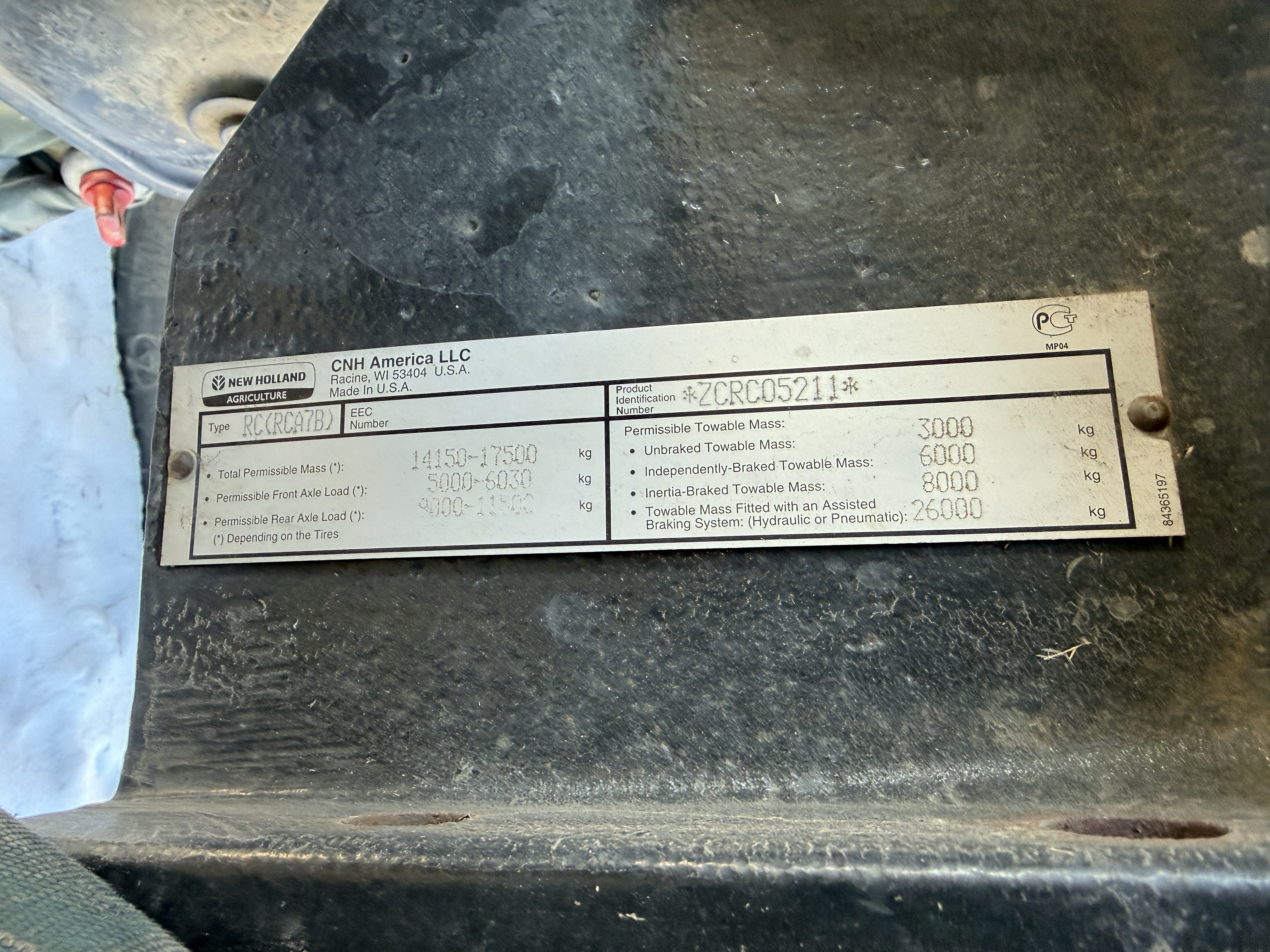 2012 New Holland T8.275 Tractor