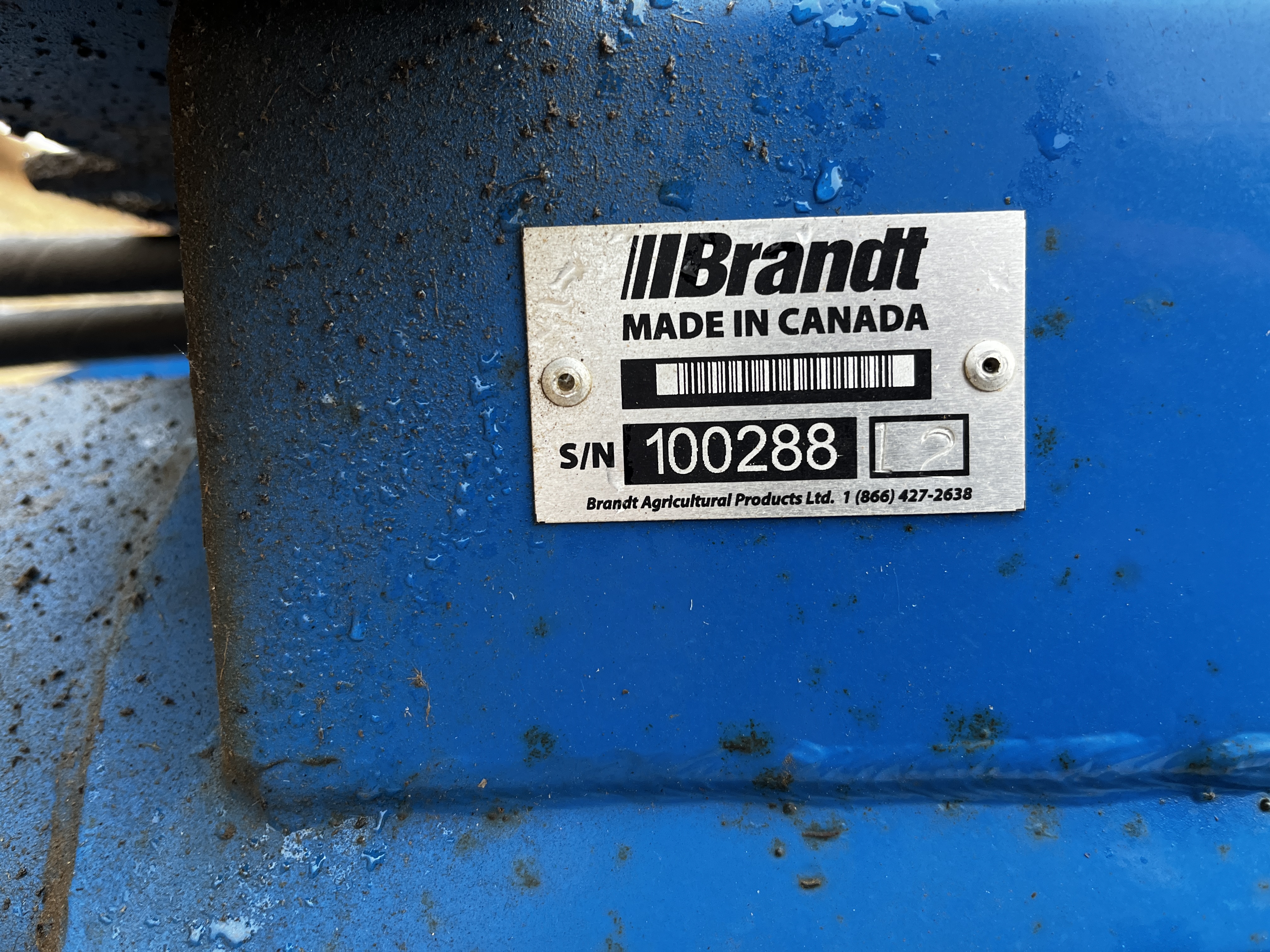 2012 Brandt 1545LP Belt Conveyor