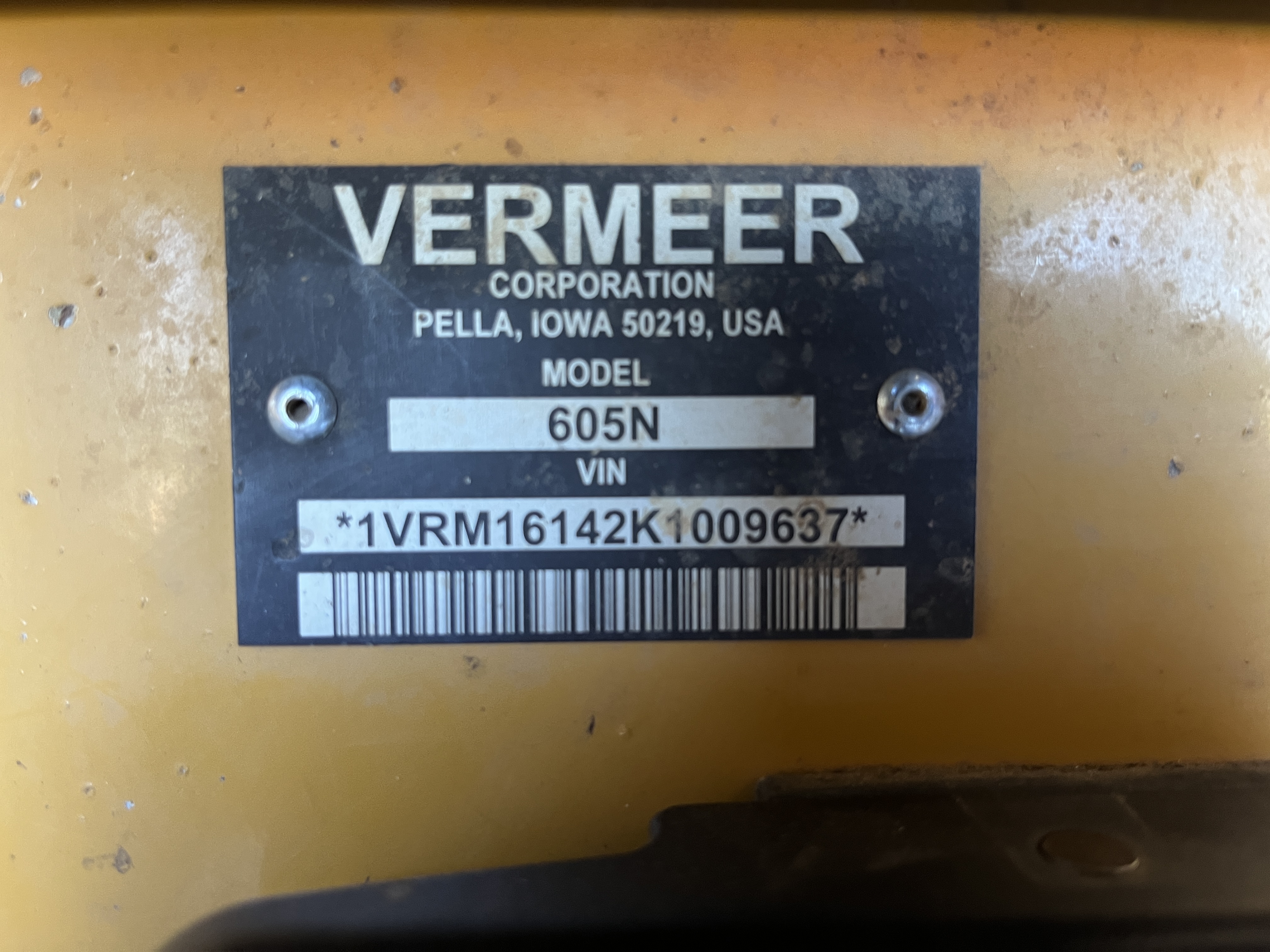 2019 Vermeer 605N Baler/Round