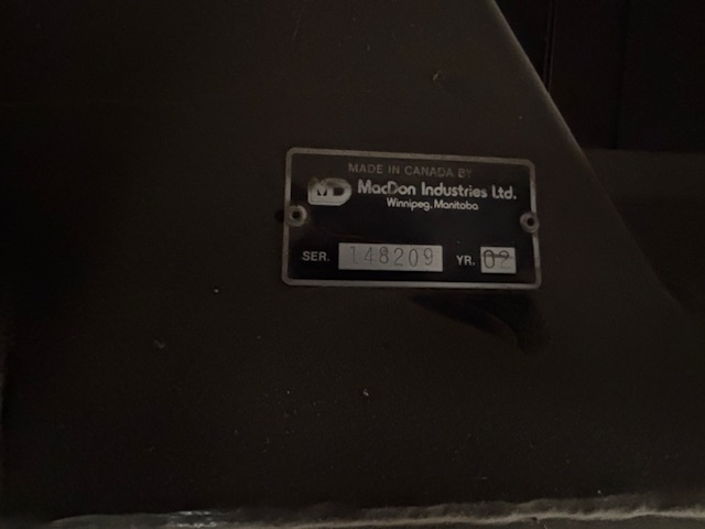 2002 MacDon 972 Header Draper