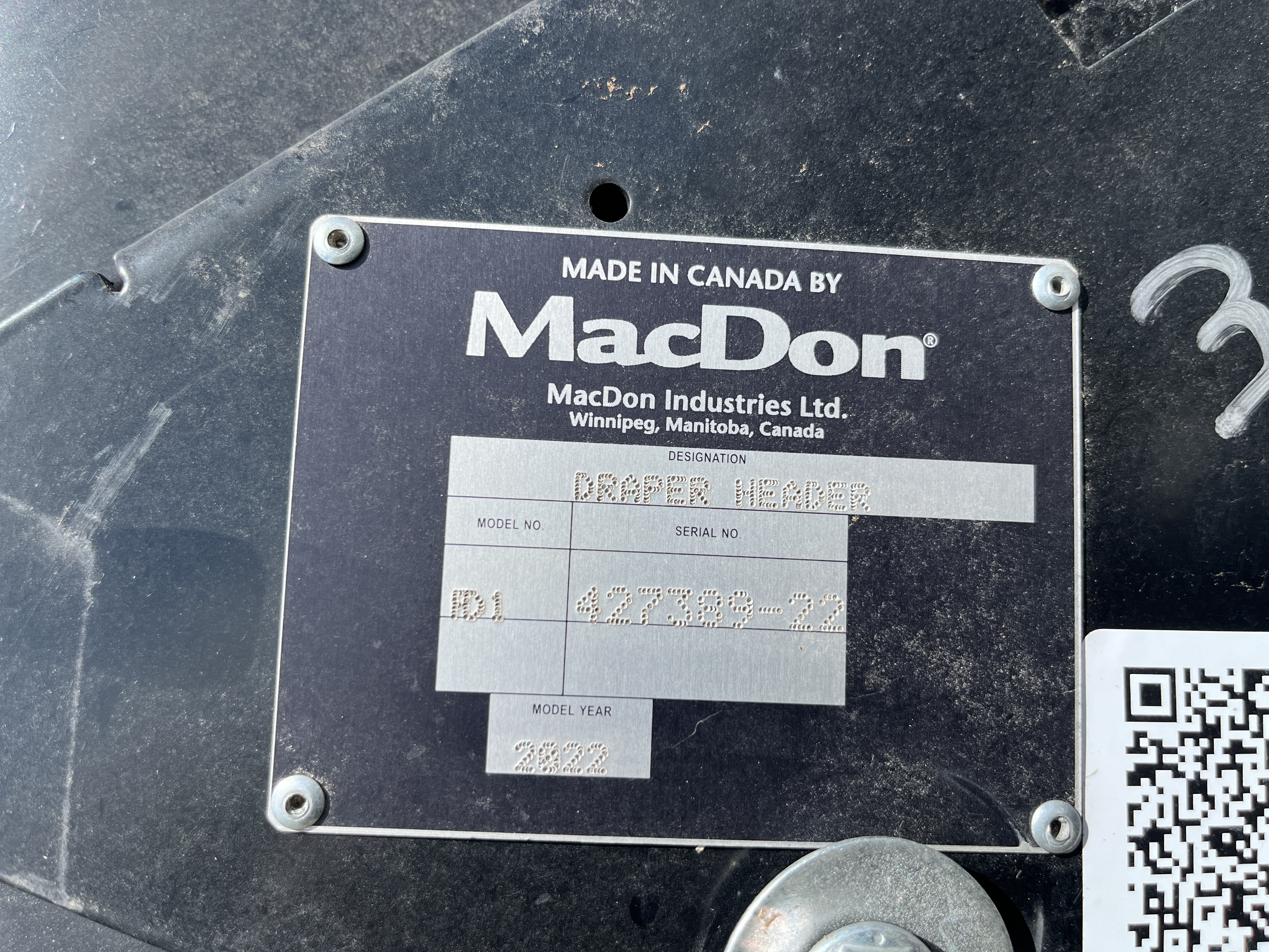 2022 MacDon FD145 Header Draper