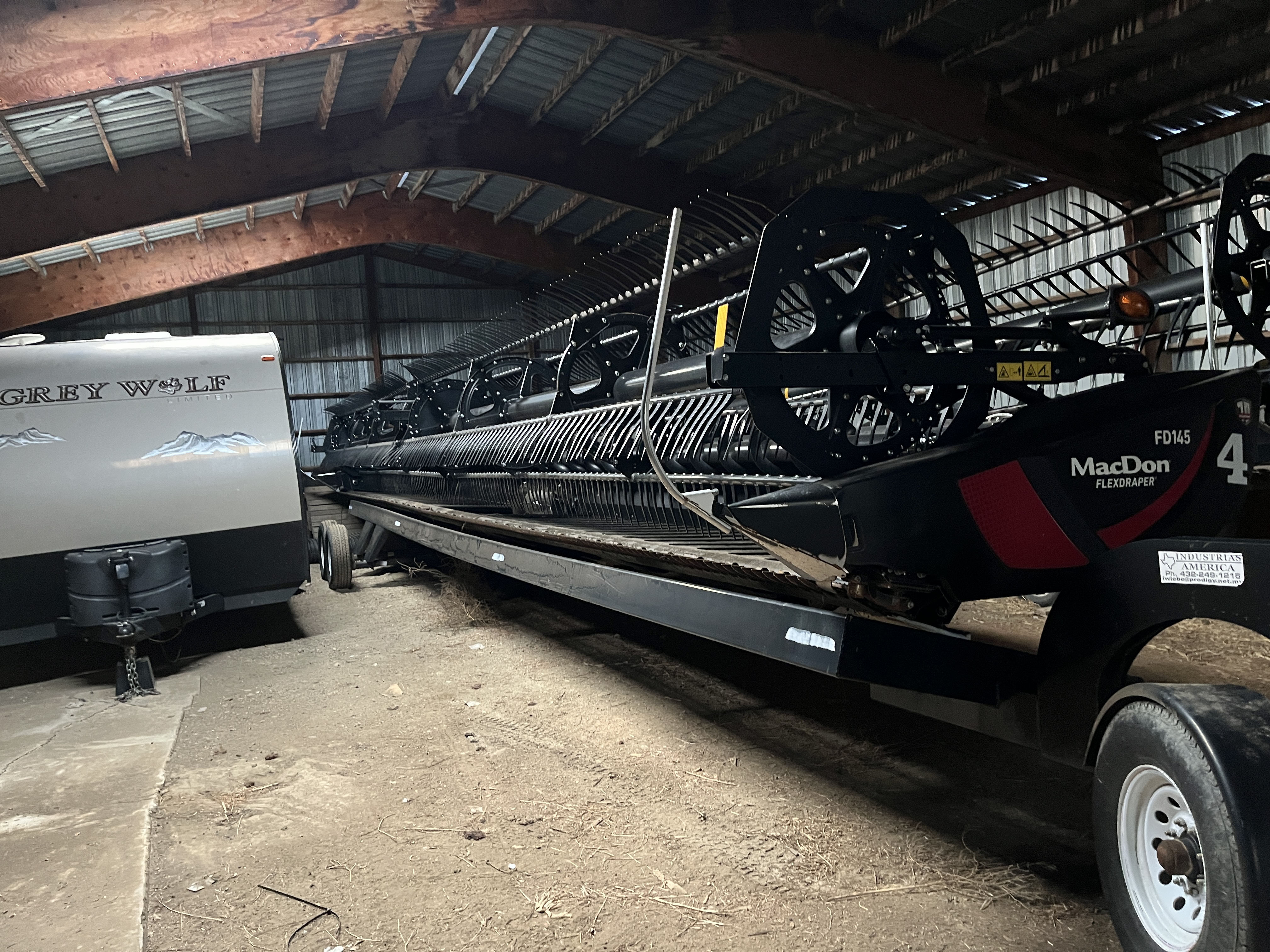 2019 MacDon FD145 Header Combine