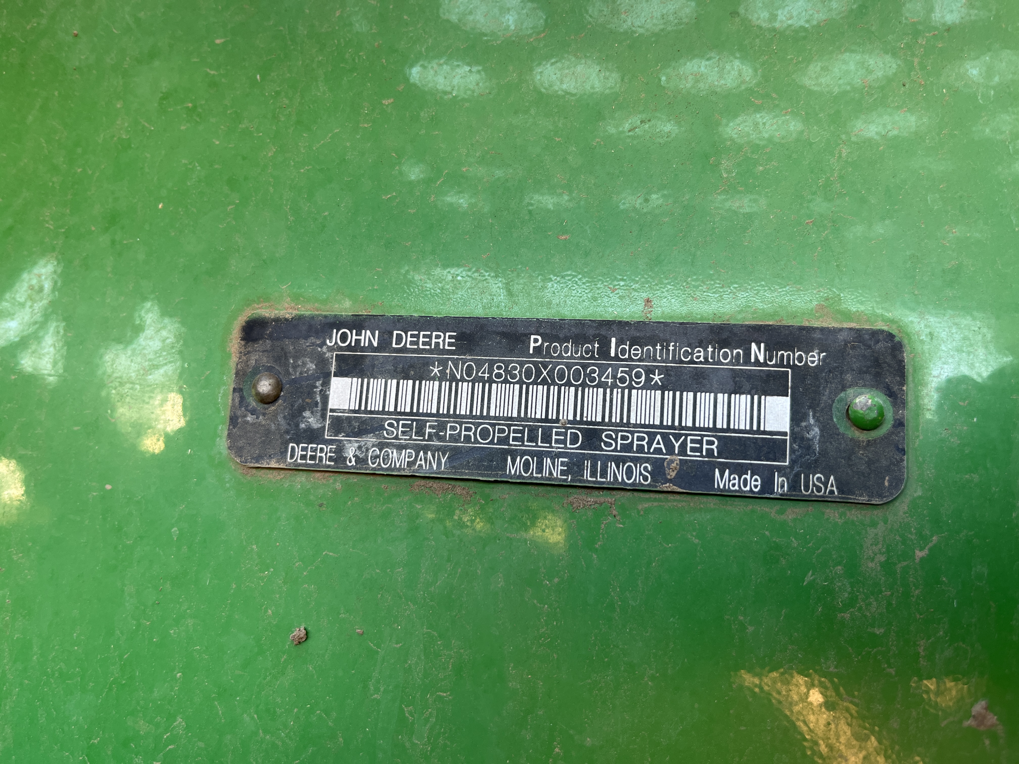 2009 John Deere 4830 Sprayer/High Clearance