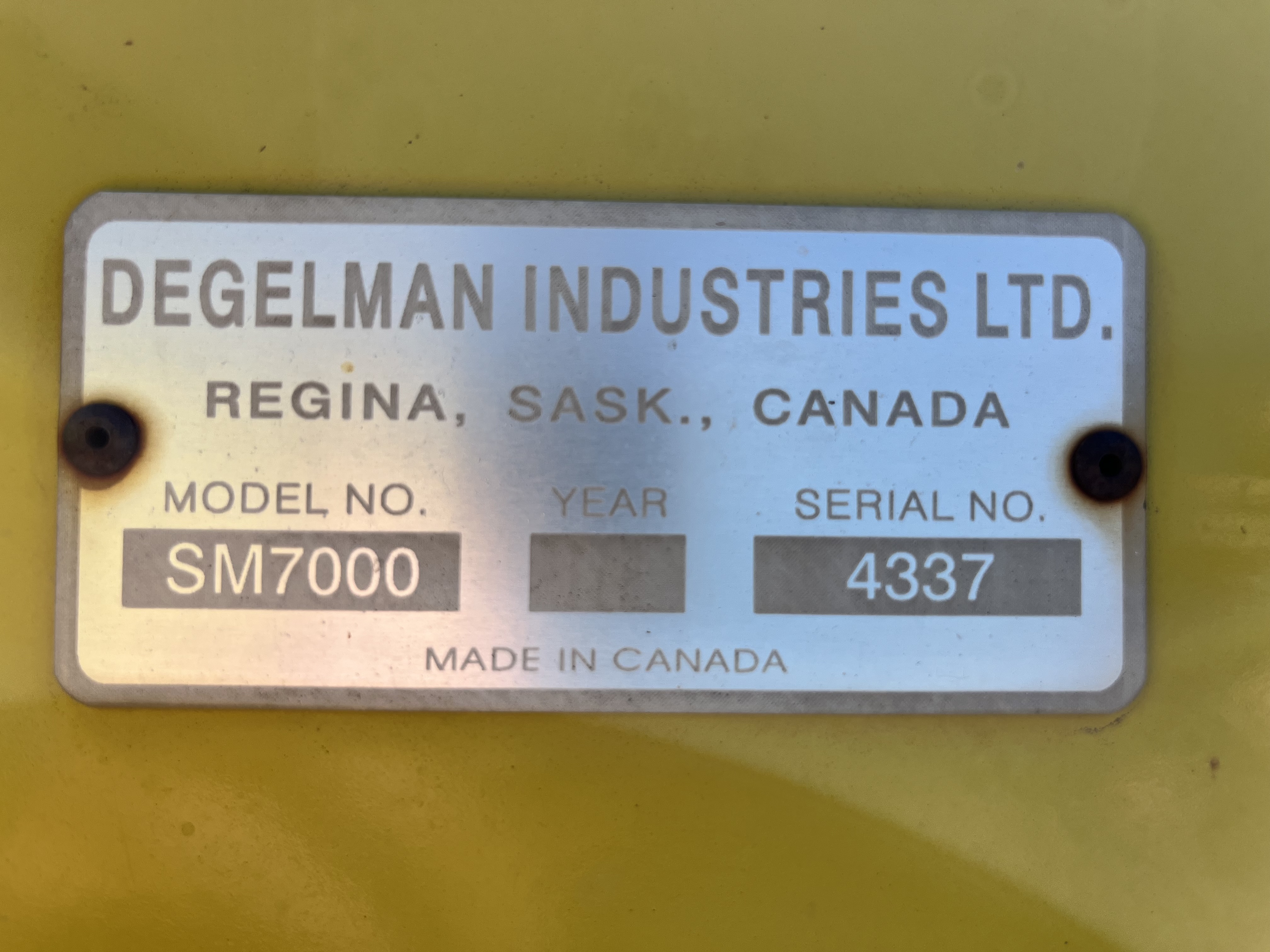Degelman SM7000 Harrow