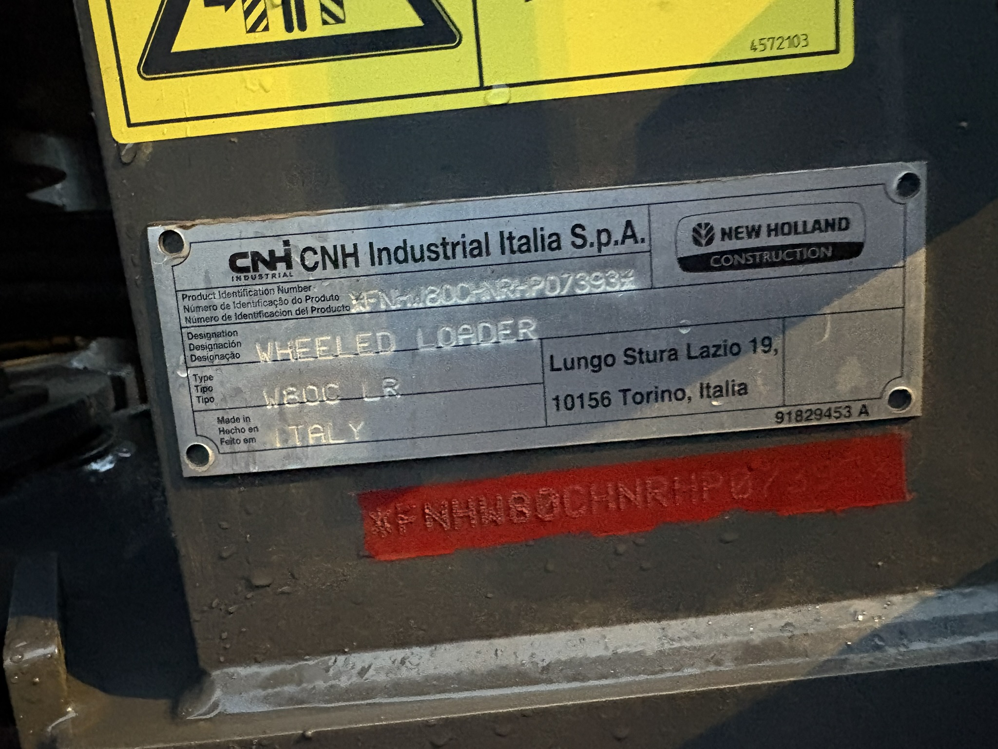 2024 New Holland W80C Loader