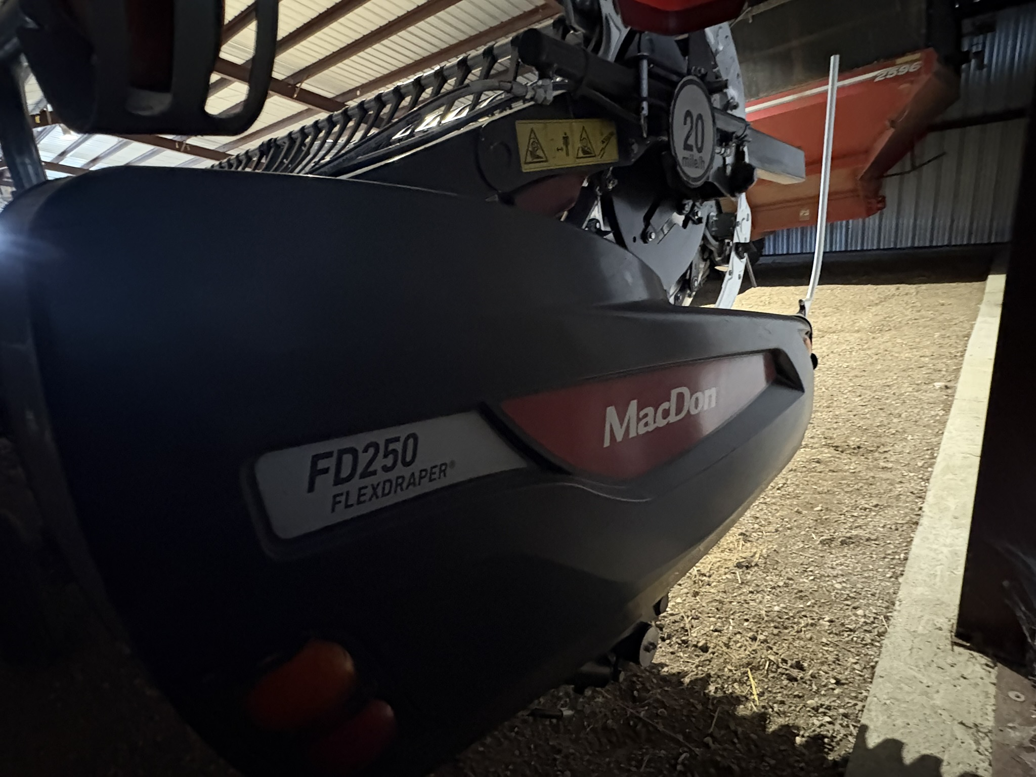 2022 MacDon FD250 Header Combine