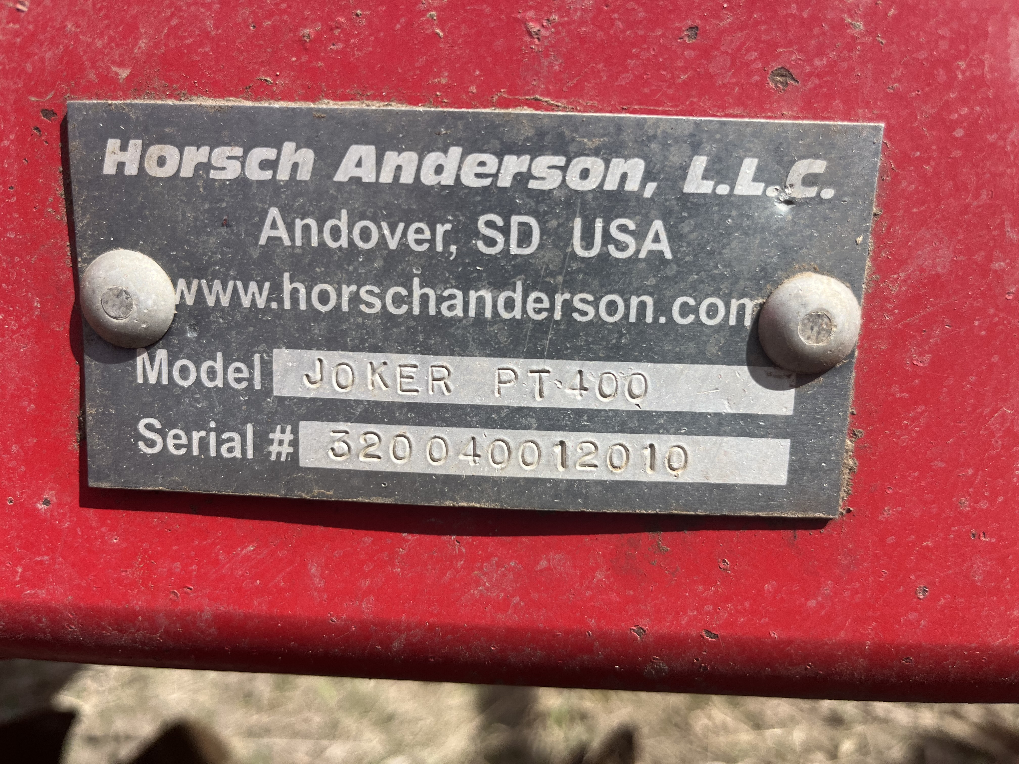 Misc PT400 Vertical Tillage