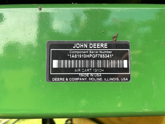 2016 John Deere 1890 Air Seeder