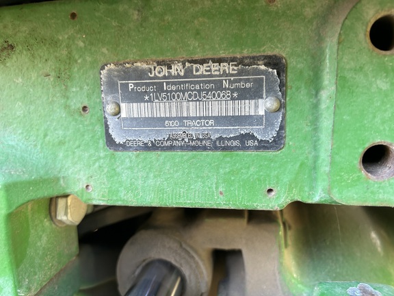 2013 John Deere 5100M Tractor