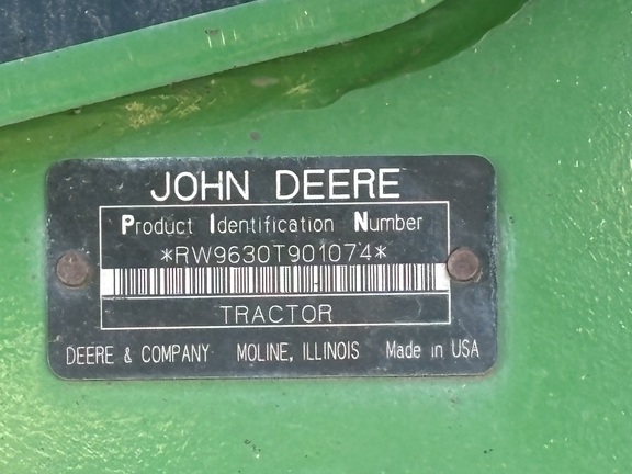 2007 John Deere 9630T Tractor Rubber Track