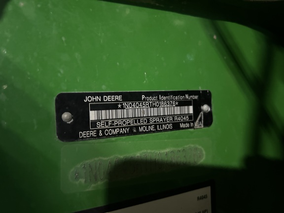 2018 John Deere R4045 Sprayer/High Clearance