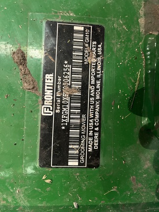 2022 Frontier GM1084R Mower/Rotary Cutter