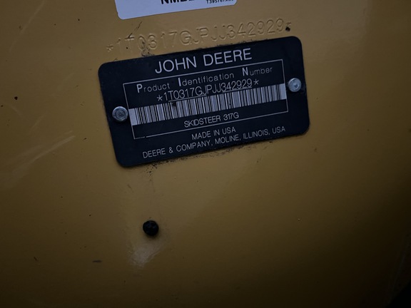 2019 John Deere 317G Compact Track Loader