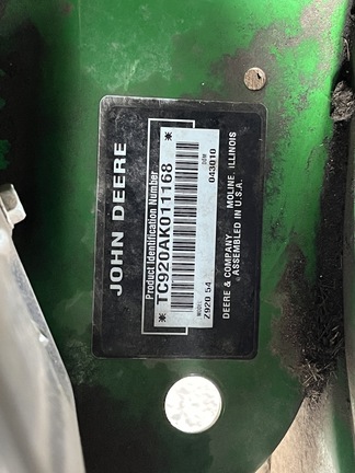 2010 John Deere Z920A Mower/Zero Turn